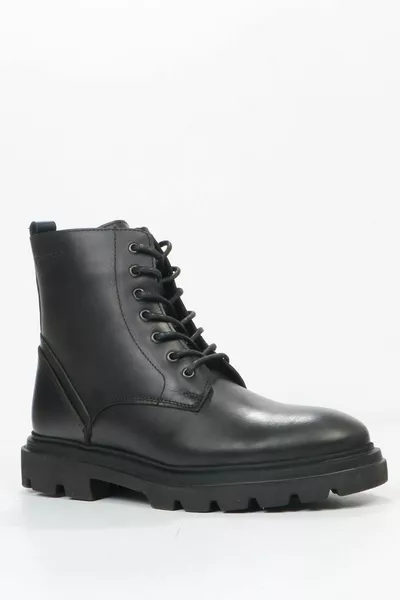 Colombo Echtes Leder Schwarze Outdoor Herren Stiefel