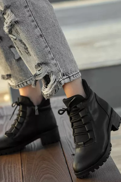 Berktini Женские черные тайские женские сапоги с перьями