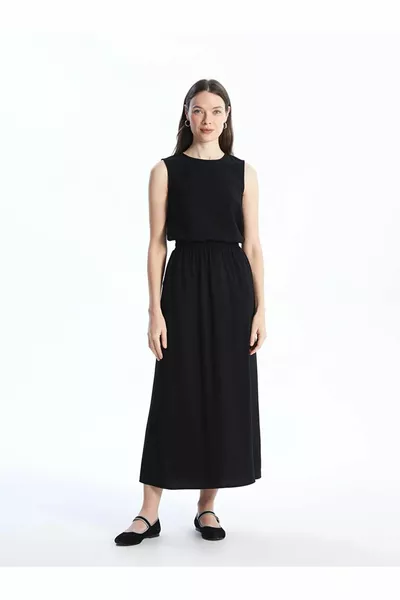 LCW Grace Женская эластичная прямая юбка на талии