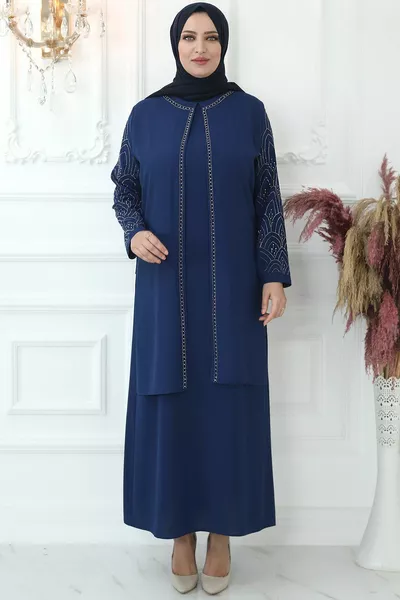 Suzan Evening Dress Indigo