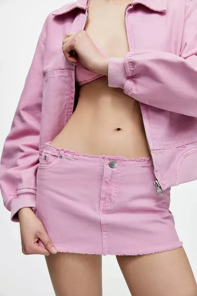 Mini-jupe en jean Hello Kitty