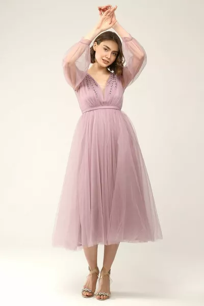 لؤلؤة زين مفصلة الخيال تول مساء اللباس