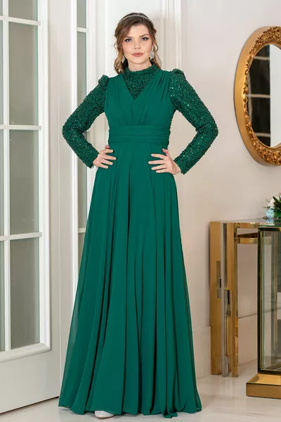 أيسيما فساتين سهرة محجبة