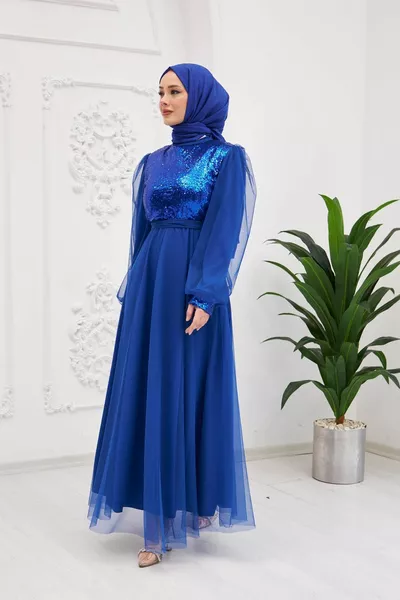 Abito da sera Aynur - Saks Blue