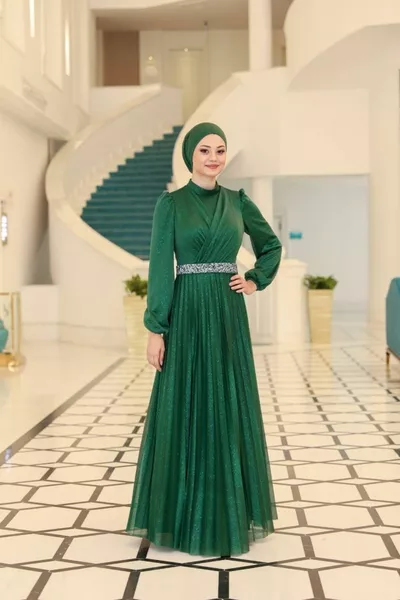 Dila Hijab Abendkleid 