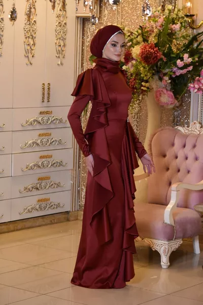 Zwaan Bourgondië Avondjurk