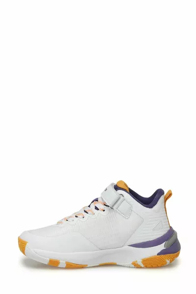 JAX B PS 4FX White Boys' Basketball Shoes