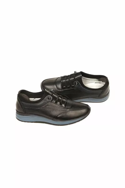 Chaussures Homme Orthopédique Intégrale En Cuir Véritable Bva-1