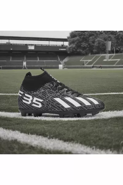 Super Mercury Studded Football Boots With Ankle Socks Adult Kids Sneakers