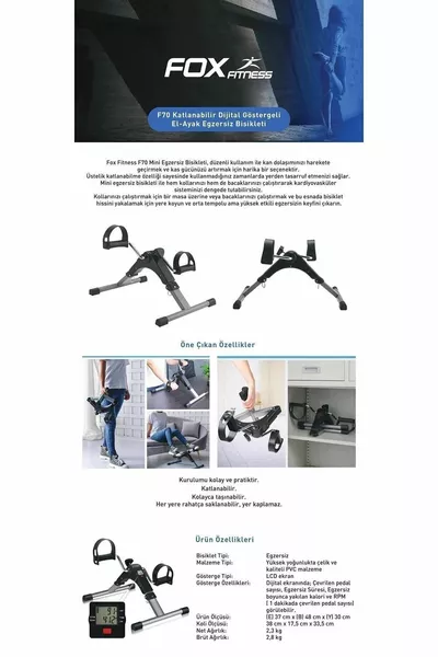  Hand Foot Mini Entraînement pliable main-pied avec affichage numérique