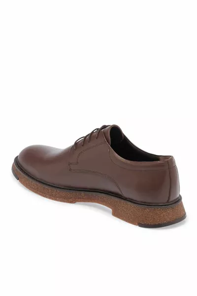 Braune Herrenschuhe aus Leder - 