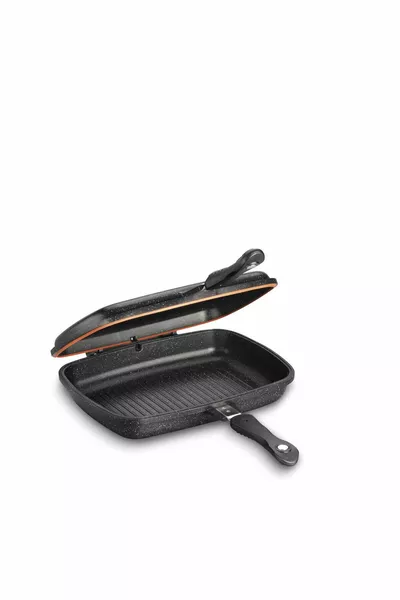 Duplo  cm Zwart Pan met Deksel 