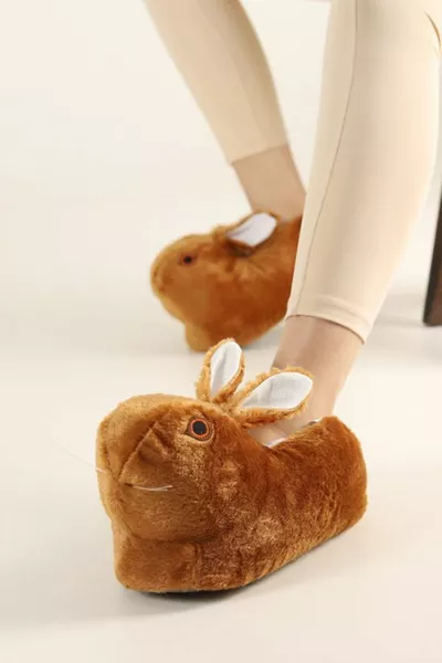 New Season Rabbit Model Antiscivolo Sole Panduf Stivali da casa da donna