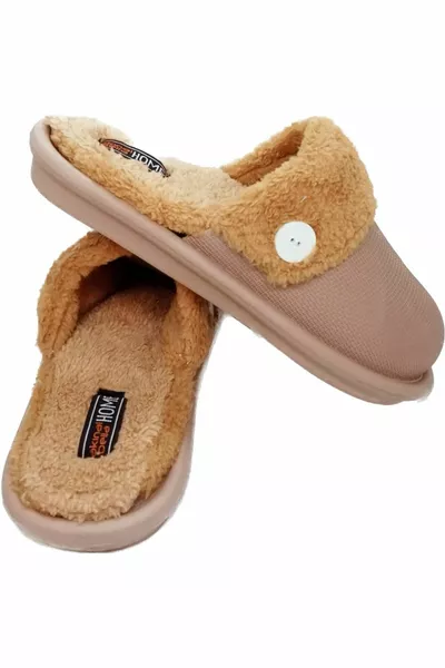 Heren Camel Kan Gewassen Worden Pluche Comfortabele Zool Home Slippers