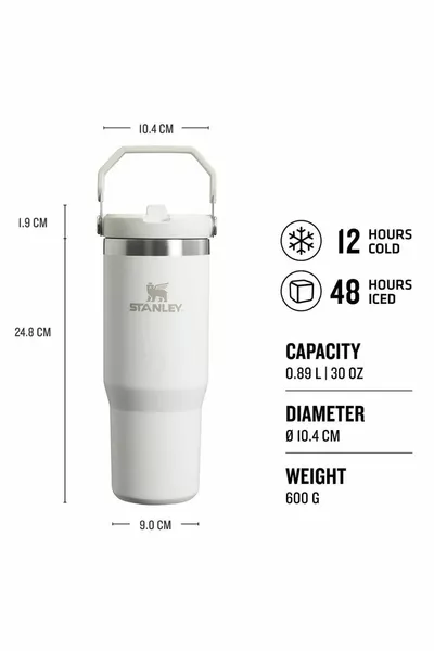 Le gobelet thermos en paille Iceflow Flip avec paille 0, Lt