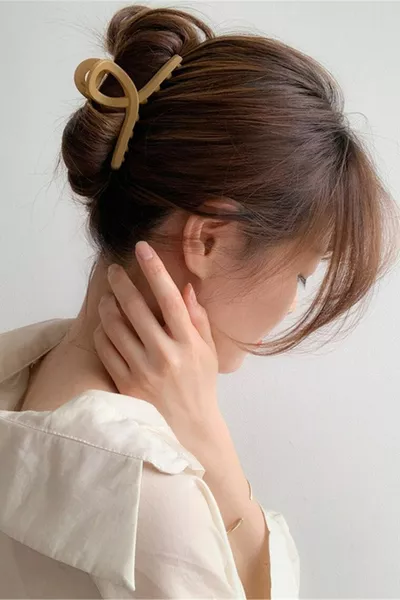 Women's 4-Piece Black-brown Bow Latch Clasp Set