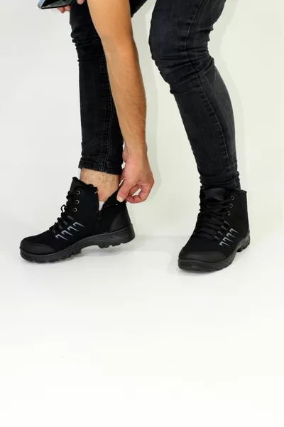 Efe مقاوم للماء البرد والدليل على الفراء داخل مضمونة للجنسين الشتاء الأسود ماتي سستة عدم الانزلاق الأحذية الوحيدة