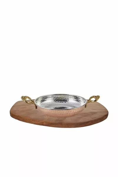 باتكاز - طقم من 3 عجة ساهان نحاسية ، كويما ، مقلاة بيض ( سم -  سم -  سم)