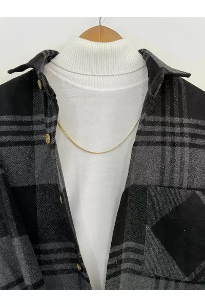 Мъжка оверсайз риза дървосекач с един джоб