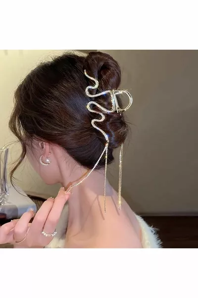 Cristal Pierre Pompon Voie D’eau Loquet Fermoir 