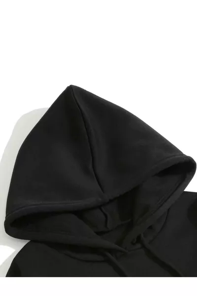 Unisex Couples' Matching Hoodie and Sweatpants Set with Heart Key Print for Men and Women, 2-Piece