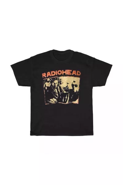 Zwart Radiohead Groep Unisex T-shirt
