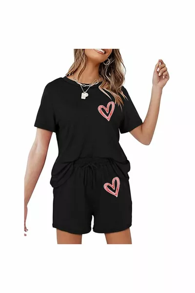 Ensemble short et T-shirt imprimé