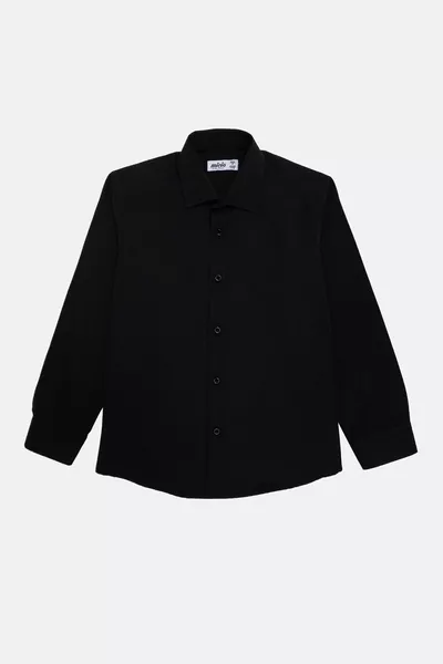 Camicia Classica Nera da Ragazzo