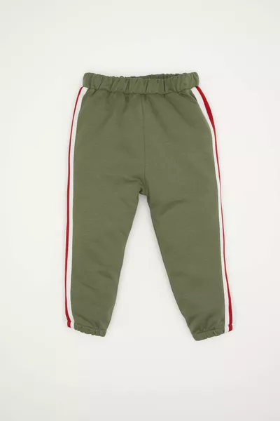 طقم رضيع ولد مكون من قطعتين، سويتشيرت مطبوع وسروال رياضي NS