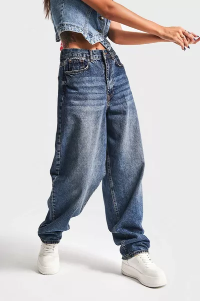 Jean femme T.Kot Couleur Cindy  Coupe ample Skater