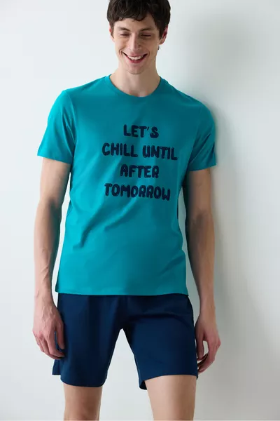 Chill Пижамa с къси панталони в много цветове