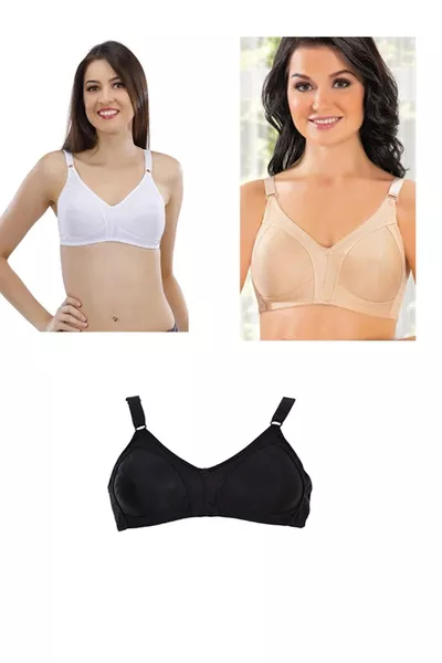 صدرية نسائية بدون خياطة من الجيرسيه مشدّة، عبوة 3 قطع