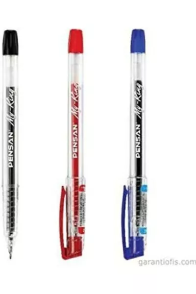 My King Jel Kalem Seti 2'şer Adet Mavi, Kırmızı, Siyah 0.5 mm Kırtasiye Ürünü