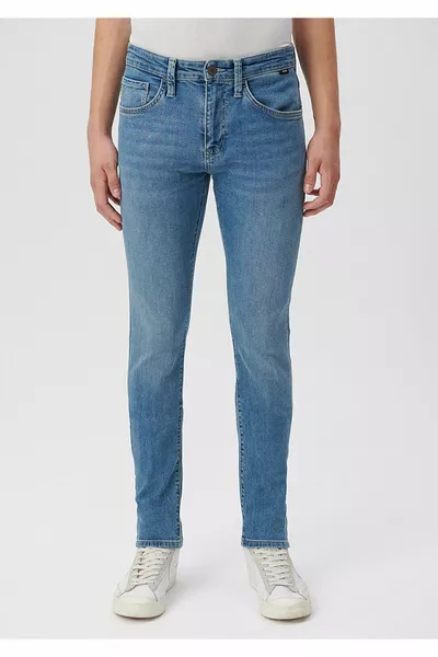 Leo Everyday Nebel-Indigo Blaue Jeanshose 
