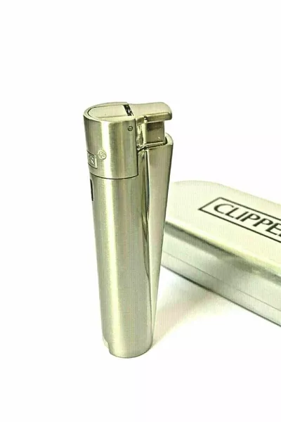 Зажигалка c Turbo из цельного металла серебряного цвета, новая модель Turbo, с защитой, персональная