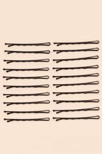 Set of  Black Wire Hair Clips
