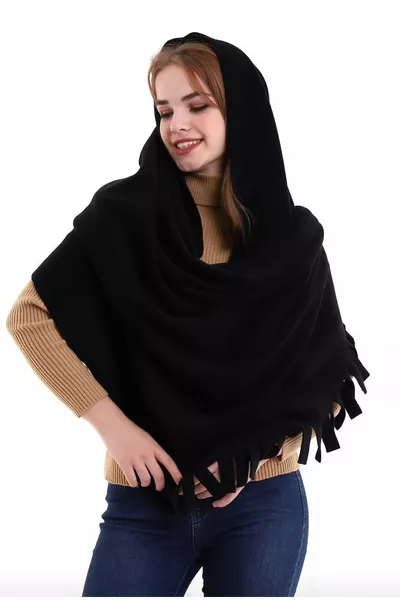Black Fleece Scarf