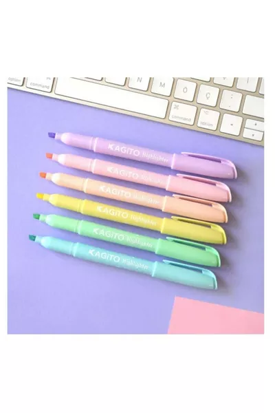 Набор пастельных маркеров, 6 шт.