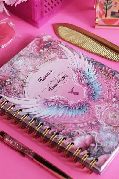  Spiraalgebonden Onbeperkte-Motivatiepagina's-Wekelijkse Planner Agenda