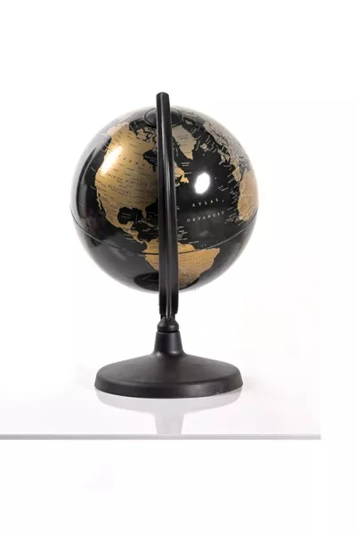 Глобус Черное Золото Концепт Новая Рабочая Подарочная  см Диаметр Декор для Дома и Офиса