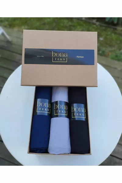 Комплект от 3 памучни шалове