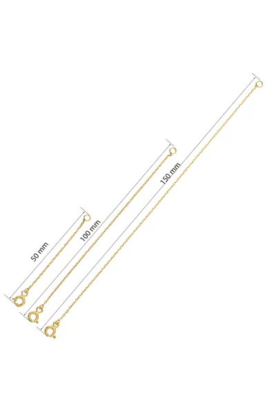 Adjustable Silver Extension Chain (Suitable for Bracelet, Necklace, Anklet, Shahmeran)