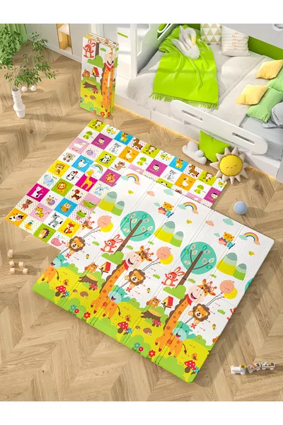 Bonjour mes amis Tapis de jeu pliable - Nouvelle taille - Cm (AVEC SAC DE TRANSPORT)