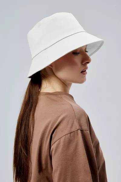 Лятна платнена шапка с форма на кофа, мъжка и дамска обикновена рибарска шапка, унисекс бяла