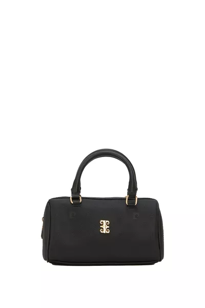 Siyah Print Kadın Omuz Çantası 