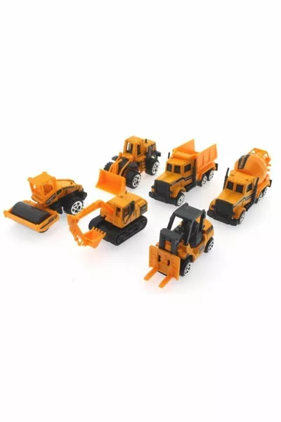 Set di 6 Attrezzi da Costruzione in Metallo