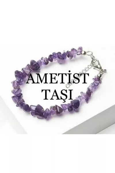 سوار حجر الجمشت الطبيعي المكسور