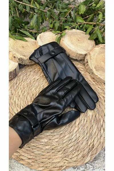 Men's leather gloves