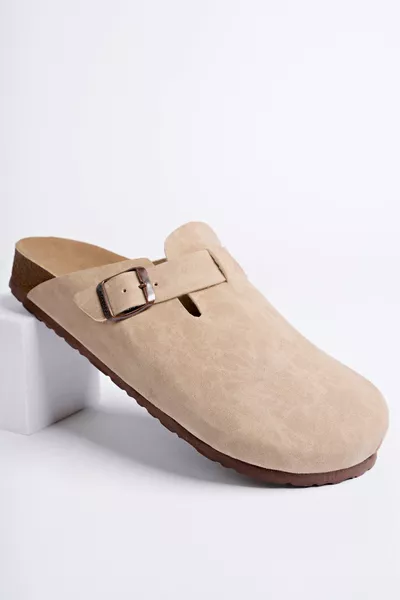 نِكي صندل مريح للجنسين بتصميم تشريحي، أمامه مغلق، حزام قابل للتعديل، قاعدة إيفا مريحة، مناسب للارتداء اليومي في المنزل