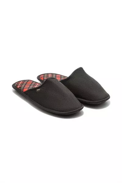Promo Men's House Slippers Black-1 /